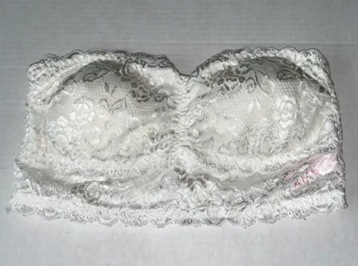 Cocoa Brand Lingerie Ivory Lace Bra or Bra Top Women's Junior's Size Medium NWOT - Image 1 of 4