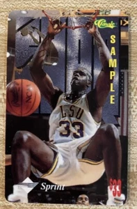 Scheda telefonica campione Shaquille O'Neal Classic Sprint 1995 - Foto 1 di 6