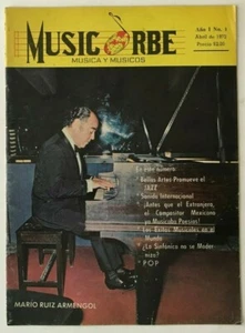 MUSIC ORBE MEXICAN MAGAZINE No 1 APRIL 1972 MARIO RUIZ ARMENGOL / MEXICAN JAZZ - Picture 1 of 6