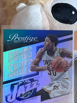 NBA 2014-15 Panini Prestige Bonus Shots Blue Autograph Utah Jazz Carrick Felix - Image 1 of 3