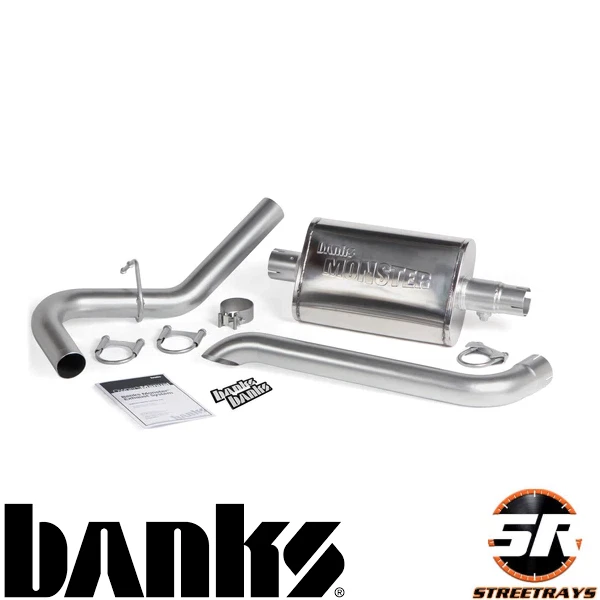 Banks Power 51360 Monster Exhaust Kit 87-01 Jeep Cherokee 4.0L XJ - Image 1 of 1