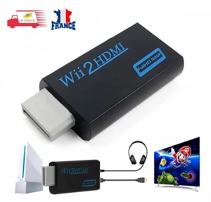 Wii HDMI Convertisseur Adaptateur Full HD 1080P pour Nintendo Wii et WiiU - Imagen 1 de 8