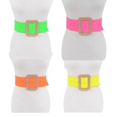 Neon Wide Fashion Belt - Image 1 of 4