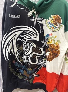 Mexican Pride Hoodie Men’s Size Large-XL MEXICO Flag Breathable Casual Pullover  - Picture 1 of 8