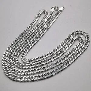 Vintage Beautiful Jewelry Necklace Chain 925 Sterling Silver Signed 13.41gr - Picture 1 of 8