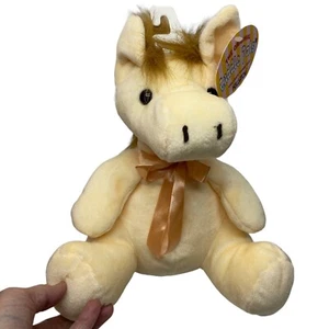 Peluche 2000 Kellytoy 11" original abrazo amigos caballo sentado - Imagen 1 de 14