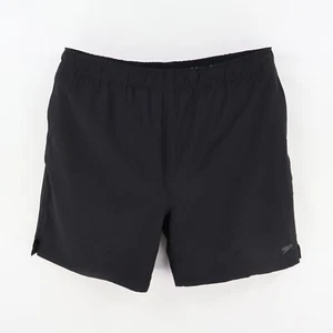 Speedo Swim Trunks Mens Size XXL Black Pockets Stretch Waist Drawstring Lined - Picture 1 of 6
