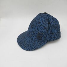Etnies Skateboard Baseball Cap Hat 210 Fitted Logo Black Blue 7 1/4-7 5/8  