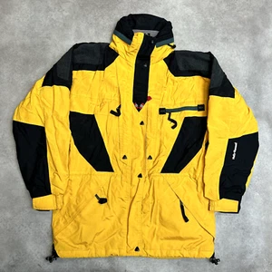 Helly Hansen Snowboard Jacket Mens Medium Helly Tech Waterproof Coat, Yellow - Picture 1 of 12