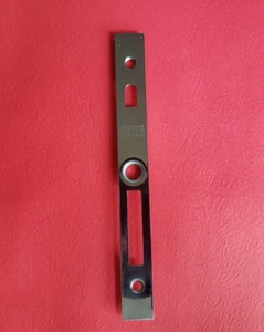 Emtek Assa Abloy Mortise Lock Face Plate, 8"-Long, 7/8"-Wide, Chrome, FAST SHIPP - Picture 1 of 5