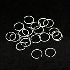 40PCS Women Nose Piercing Ring Steel Silver Surgical Hoop Cartilage Stud Jewelry