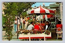 Cape May NJ- New Jersey, Lunch On Cape May Victorian Mall Vintage c1978 Postcard