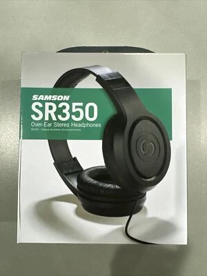 Samson SR350 Over-Ear Stereo Studio Reference Monitoring Closed Back Headphones - Image 1 of 2