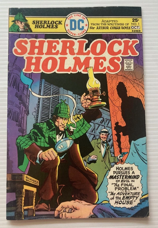 SHERLOCK HOLMES Vol. 1, No. 1 (1976) por Sir A. Conan Doyle DC COMICS Foto 1 de 4