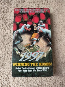Vintage Ohio State University Buckeyes 1997 Winning The Roses VHS Videotape - Picture 1 of 3