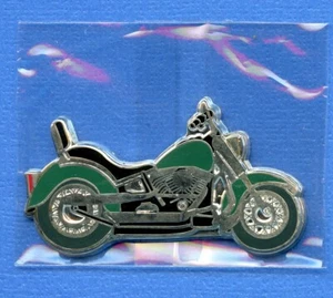 2007 Somali Republic - Harley Davidson $1 Dollar Green Ghost Motorcycle Coin - Picture 1 of 3