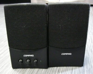 COMPAQ Presario Computadora PC Negro ALTAVOZ FLC Sistema Set #1 - Imagen 1 de 3