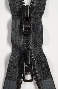 YKK Reißverschluss 2-Wege teilbar Vislon extra- stark 8mm Kette 45-90cm 6 Farben - Bild 1 von 7