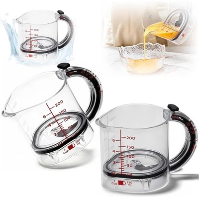 4-In-1 Adjustable Measuring Cup - Multi-Functional up Cup Measuring Cup, with Ad - Image 1 of 4