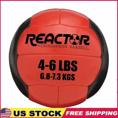 Balón medicinal de 4-6 lb entrenamiento con pesas fuerza entrenamiento equipo de fitness nuevo Foto 1 de 3