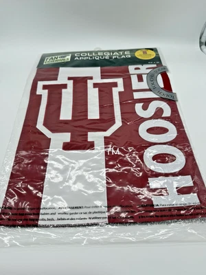 Indiana Hoosiers Embellished Garden Flag Double Sided 12.5" X 18"  NCAA - Image 1 of 4
