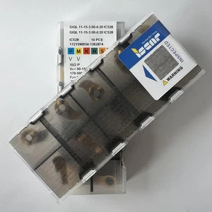 ISCAR / GIQL11-15-3.00-0.20 IC528 / Industrial indexable carbide inserts 10 Pcs - Picture 1 of 5