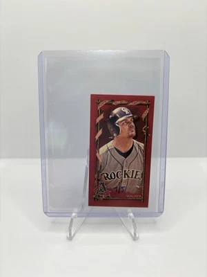 2023 Topps Allen & Ginter x Larry Walker #333 Mini Red /5 Hand Numbered SSP - Image 1 of 2