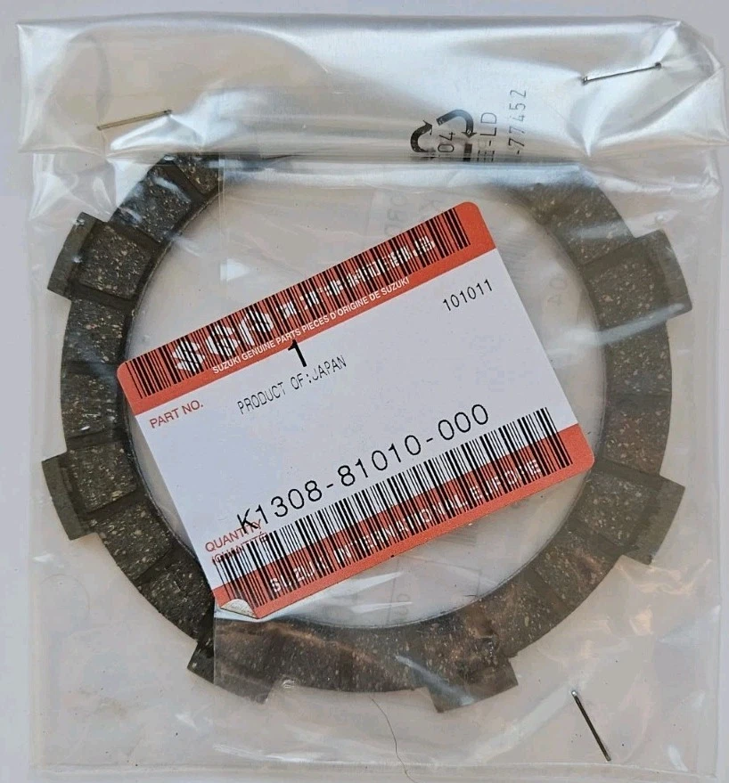 NUEVO OEM SUZUKI RM65/KAWASAKI KX65 EMBRAGUE PLACA DE FRICCIÓN 1984-2026 K1308-81010 Foto 1 de 1