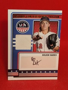 Holden Harris  2023 Panini USA Stars & Stripes Jersey Patch Autograph #NTDP-HH - Picture 1 of 2