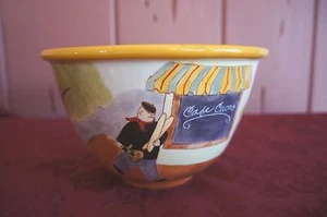 JENNIFER BRINLEY DESIGN "CAFE CACAO" SERVING BOWL - Picture 1 of 3