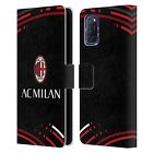 Official Ac Milan Crest Patterns Leather Book Wallet Case Cover For Oppo Phones
