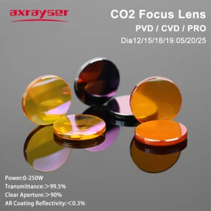 CO2 Focusing Lens USA CVD China PVD ZnSe for CO2 Laser Engraving Cutting Machine - Picture 1 of 9