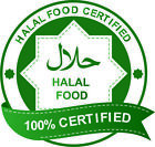 Modern Halal Food Stamp Sticker Decal - Decor Vinyl - A1406