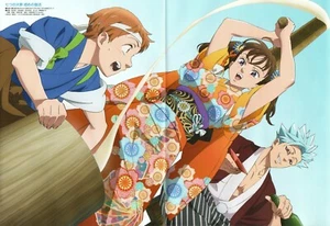 poster promo The Seven Deadly Sins Boruto Naruto Next Generations anime Ban - Picture 1 of 2