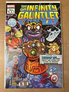 Marvel Comics Disney 100 The Infinity Gauntlet Variant Edition Cover - What If? - Foto 1 di 1