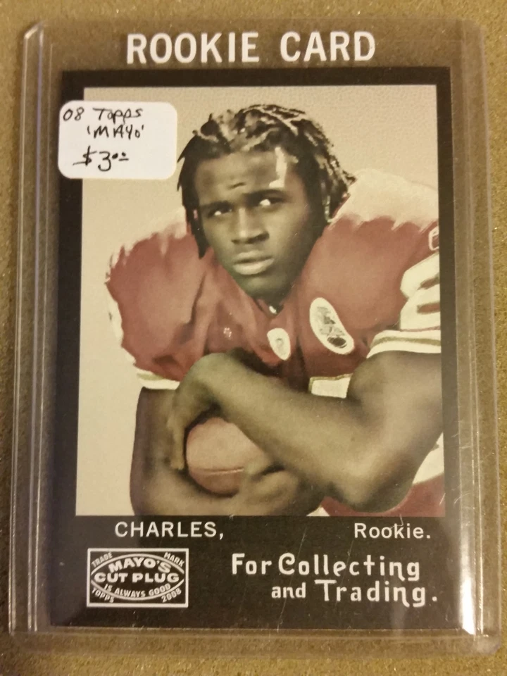2008 Topps Mayo #277 Jamaal Charles RC : Kansas City Chiefs - Image 1 of 1