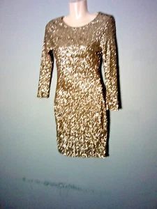 COCKTAIL DRESS - MISGUIDED - SEQUINS - SIZE 6 - Picture 1 of 2