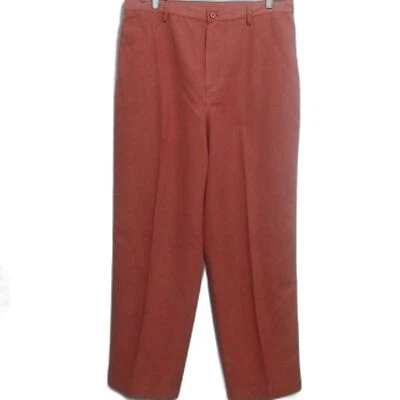 Alfred Dunner Pants Size  16 Rust Color Pants Wide Leg Casual Soft Lightweight - Image 1 of 4