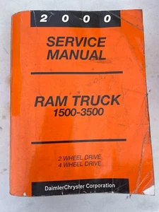 2000 Dodge Ram Truck 1500 2500 3500 Service Shop Manual Set W Diagnostics - Bild 1 von 4