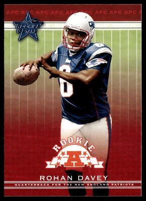 2002 Leaf Rookies & Stars  Rohan Davey #138 Rookie   RC New England Patriots - Image 1 of 2