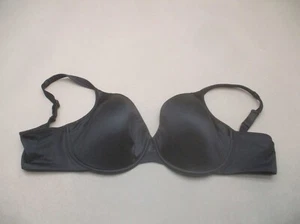 Reggiseno donna 42D Playtex nero foderato ferretto chiusura posteriore cinturino largo Demi 9C - Foto 1 di 8