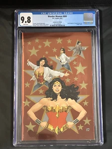 Wonder Woman #800 Sampere variante de lámina DC Comics 2023 CGC 9,8 páginas blancas - Imagen 1 de 3