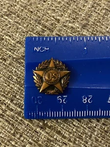 US WWI Honorable Discharge Victory Lapel Button Pin Meyer Marker gemarkt - Bild 1 von 4