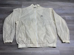 Vintage Nike Jacket Mens Size M White Tag Lightweight Full Zip Windbreaker 90s - Picture 1 of 12