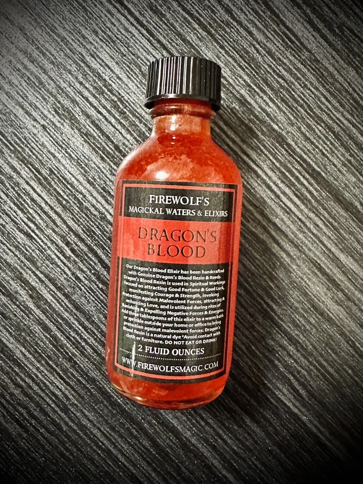 Эликсир и духи Dragon's Blood (ручная работа, органические, колдовство, худу, викка) - Изображение 1 из 1