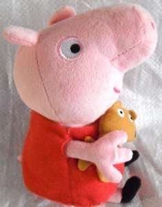 *1616* TY Original Beanie Babies Collection 2014 - Peppa Pig with teddy - Picture 1 of 4