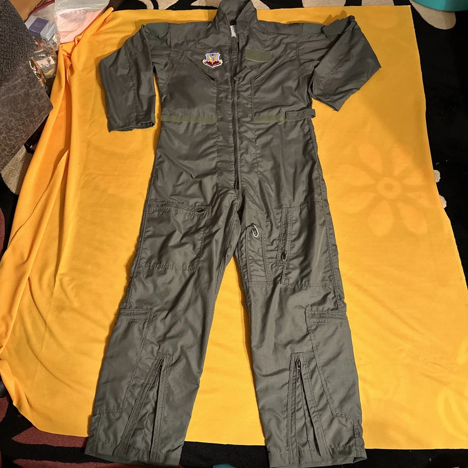 Mono Mono Vintage Patrulla Aérea Civil Verde Oliva Militar Fuerza Aérea 44 Reg Foto 1 de 4