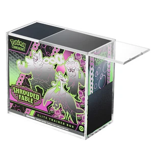 Pokemon ETB Display Case Acrylic Magnetic Protective Box for ELITE TRAINER BOX - Picture 1 of 15