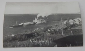 Steamship Steamer DISTRIBUTOR III real photo postcard RPPC - Picture 1 of 2
