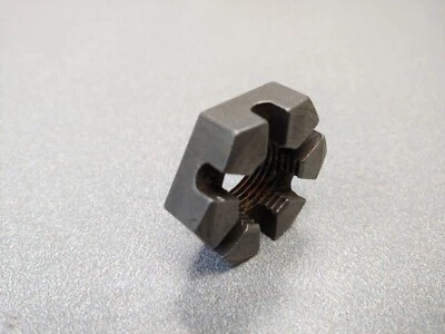 USED ORIGINAL PORSCHE 356A 356B 356C 356SC CASTLE NUT TRANSMISSION PINION SHAFT - Image 1 of 4